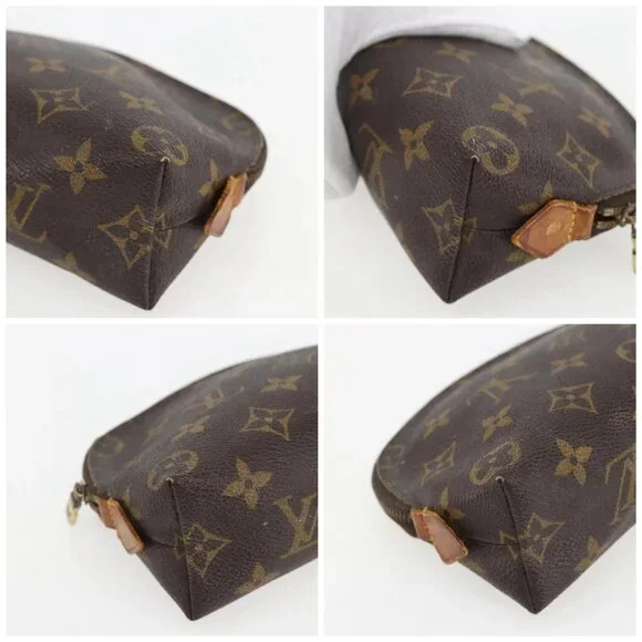 LOUIS VUITTON Monogram Pochette Cosmetic PM Pouch M43998 LV Auth 156239